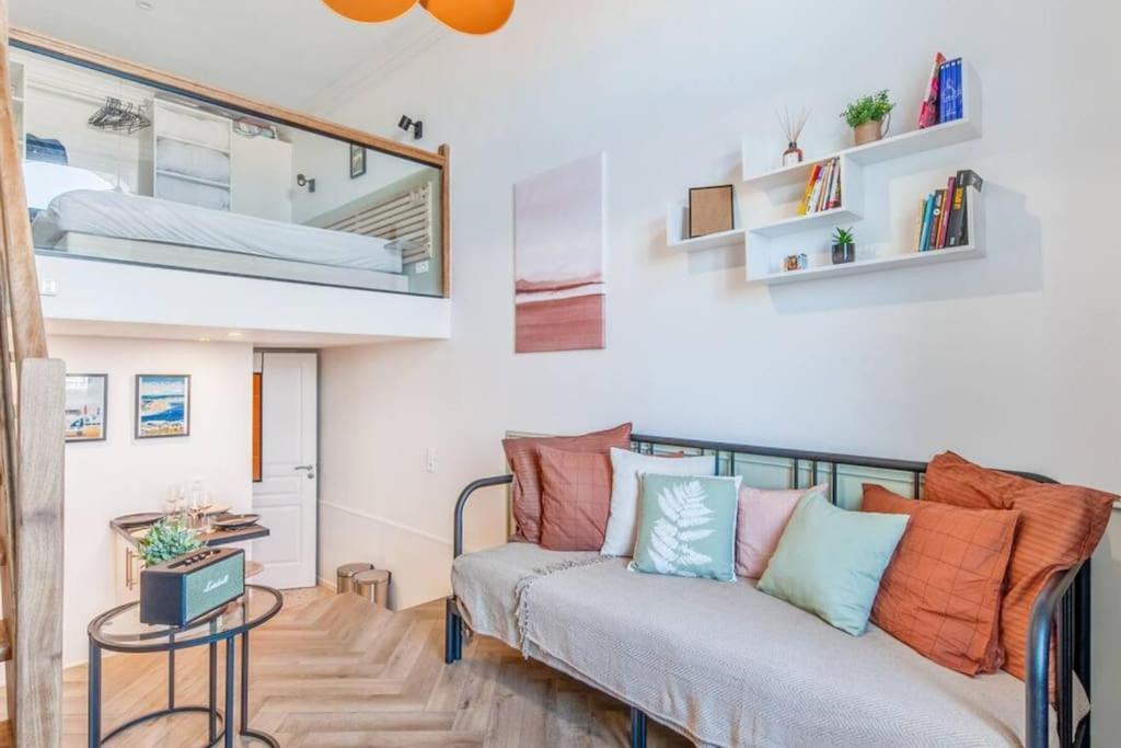 Juste La Plage - Studio Classe 3 Etoiles - Face A La Mer Houlgate Bagian luar foto